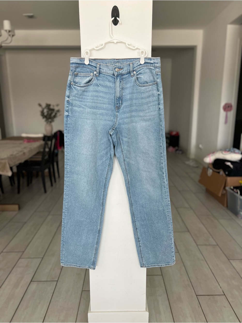 American Eagle Outfitters Super High Rise Straight- 12 long